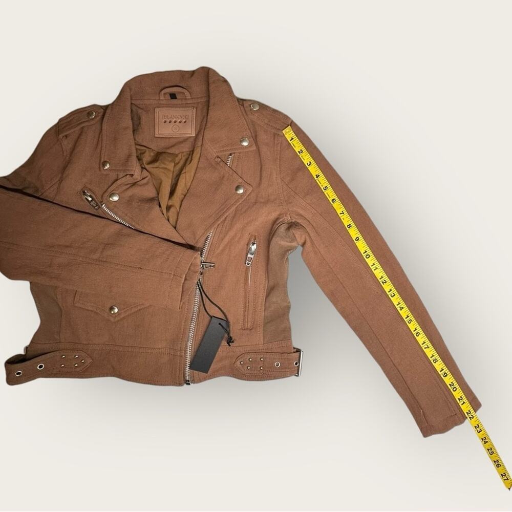 NWT | BlankNYC | Textured Moto Tan Jacket | Chai Tea | Small - Picture 13 of 16